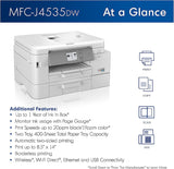 Brother MFC-J4535DW INKvestment Tank All-in-One Wireless Color Inkjet Printer - Print Copy Scan Fax - 20 ppm, 20-Sheet ADF, 2.7" Touchscreen Display, 4800 x 1200 dpi, Auto 2-Sided Printing, Tillsiy Brother