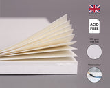 Watercolor Paper Artist Art Pad 35 Sheets, 140lb/300 GSM, Glue Bound, Acid Free, Cold Pressed for Artists Drawing and Sketching Techniques, Made in UK Acuma Crafts