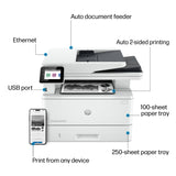 HP LaserJet Pro MFP 4101fdn Printer, Print, scan, copy, fax, Fast speeds, Easy setup, Mobile printing, Advanced security, Best for small teams, Ethernet/USB only HP