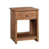 Sauder River Ranch Night Stand with Drawer, Farmhouse Nightstand, Sindoori Mango Finish Sauder