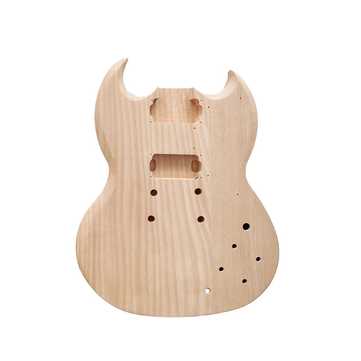 DBL DIY Electric Guitar Kits,SG Style 6 String Right Handed with Mahogany Body Rosewood Fingerboard Alloy Hardware,Build Your Own Guitar DBL