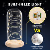 Make Your Own Unicorn Night Light - Birthday Crafts Gifts for Girls Kids, Unicorns Terrarium Kit for Kids, 3-in-1 Unicorn Toys Presents, Arts and Crafts for Girl Aged 6 7 8-12 Klever Kits