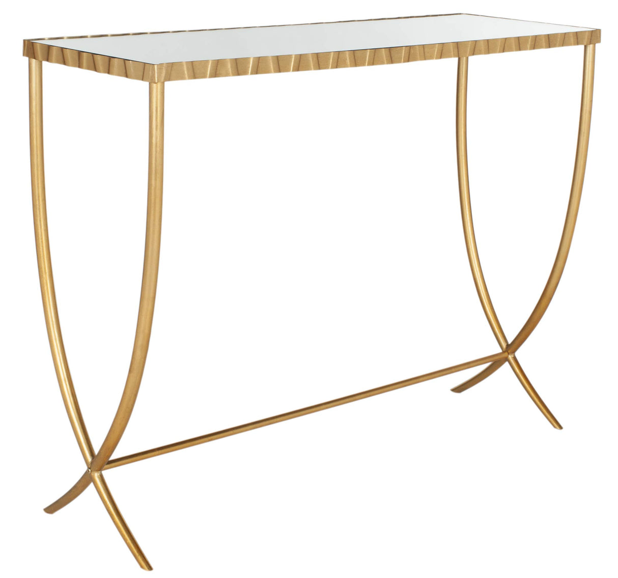 Safavieh Home Collection Princess Mirror Top Console Table, Gold Safavieh