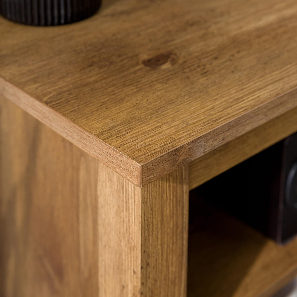 Walker Edison Wren Classic 4 Cubby TV Stand for TVs up to 65 Inches, 58 Inch, Barnwood Walker Edison