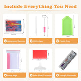 SENQAO 4 Pack Beach Diamond Art Kits for Adults, Sunset DIY 5D Diamond Painting Kits Full Drill Diamond Dots Paintings with Diamonds Gem Art and Crafts Home Decor 12x16inch SENQAO