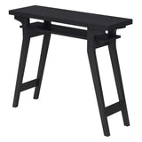 Convenience Concepts Newport Lynda Console Table, Black Convenience Concepts