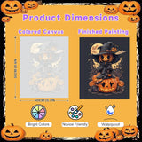 cviokrdu Halloween Paint by Numbers Kit for Adults - Halloween Adult Paint by Number Kits Without Frame, DIY Oil Painting for Gift Home Wall Decor (16x20inch) cviokrdu