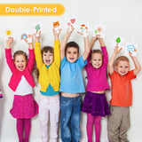 Sonwyoung 30 Pcs Large White Blank Cardboard Puzzles to Draw on 8 x 9 Inch Make Your Own Jigsaw Puzzle Pieces Giant Double Puzzle Blank White Papers for Kids Adult DIY Arts and Crafts Projects Sonwyoung