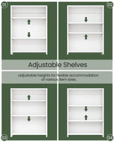 CHOEZON Wall-Mounted Bathroom Vanity with Mirror, Medicine Cabinet with Storage Function, Hanging Storage Cabinet, Adjustable Shelves, White CHOEZON