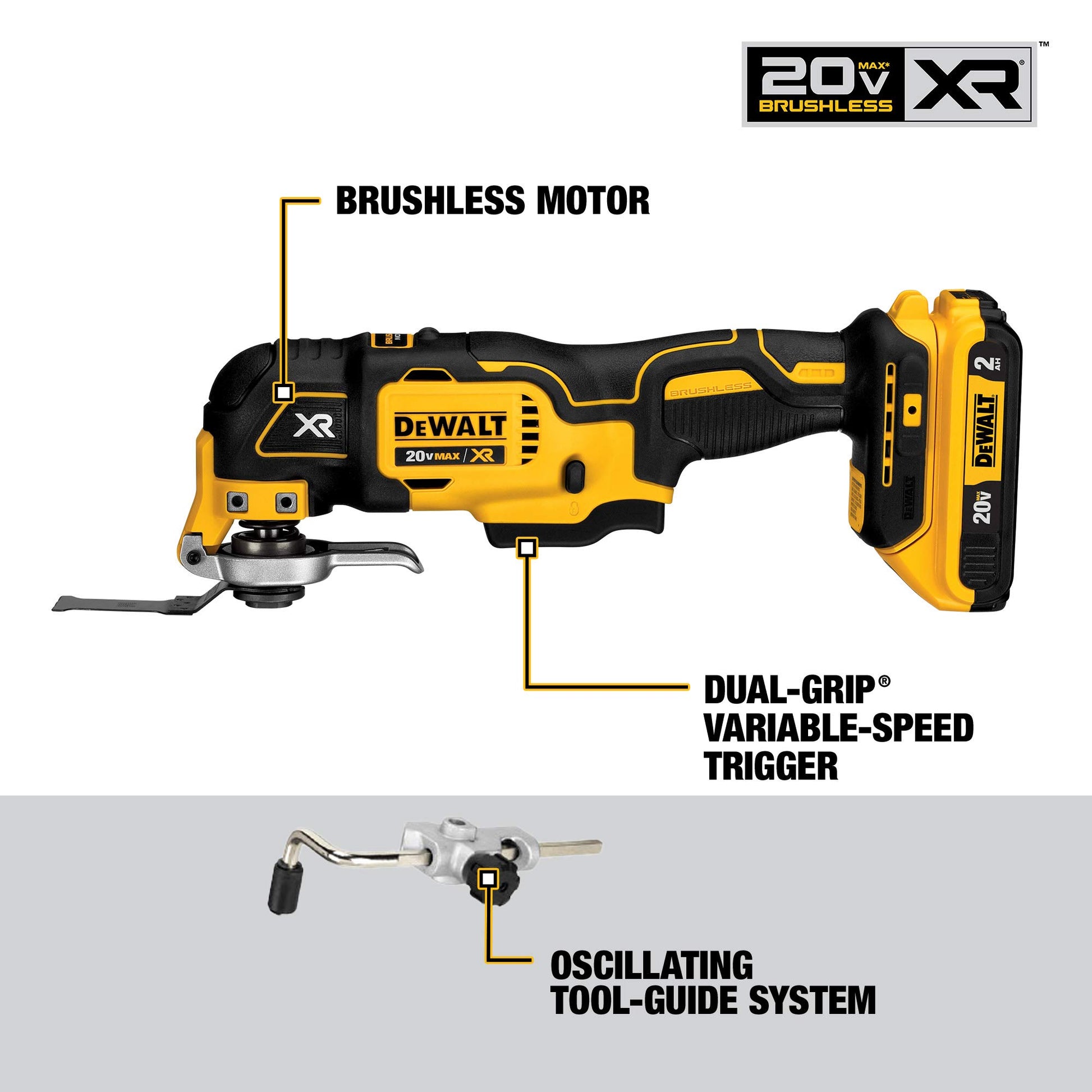 DEWALT 20V MAX Power Tool Combo Kit, 9-Tool Cordless Power Tool Set with 2 Batteries and Charger (DCK940D2) - WoodArtSupply