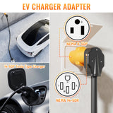 MECMO NEMA 6-50P to 14-50R EV Tesla Charger Adapter Cord, 240V 50 Amp 3 Prong Welder Plug to 4 Prong EV Charging Connector, Welder Welding Dryer EV Charger Power Cord Adapter Adaptor Connector MECMO