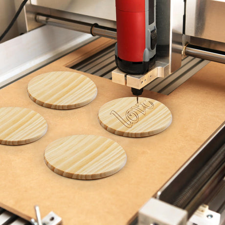 36 Pcs Unfinished Wood Coasters for Crafts,Cymuber 4 Inch Blank Wooden Coasters,Blank Coaster with Non Slip Pad for DIY Stained Painting Wood Engraving Wedding Halloween Christmas Home Decoration Cymuber