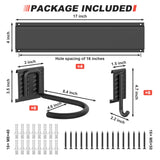 Ultrawall Bike Storage Rack, Wall Mount Bicycle Rack Vertical Bike Hanger for Garage, Home, 6 Bike Racks & 6 Helmet Hooks, Holds Up To 660lbs Ultrawall