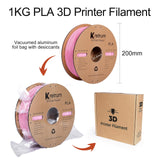 Kretrum Pink PLA 3D Printing Filament 1.75mm 1KG 2.2LBS Cardboard Spool 1.75mm PLA 3D Printer Filament Refills Suitable for Most FDM 3D Printer fits Bambu Creality FlashForge Anycubic ELEGOO etc. Pink Kretrum