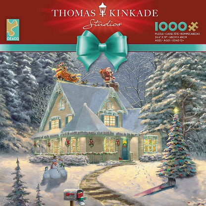 Ceaco - Thomas Kinkade - Holiday - Midnight Delivery - 1000 Piece Jigsaw Puzzle