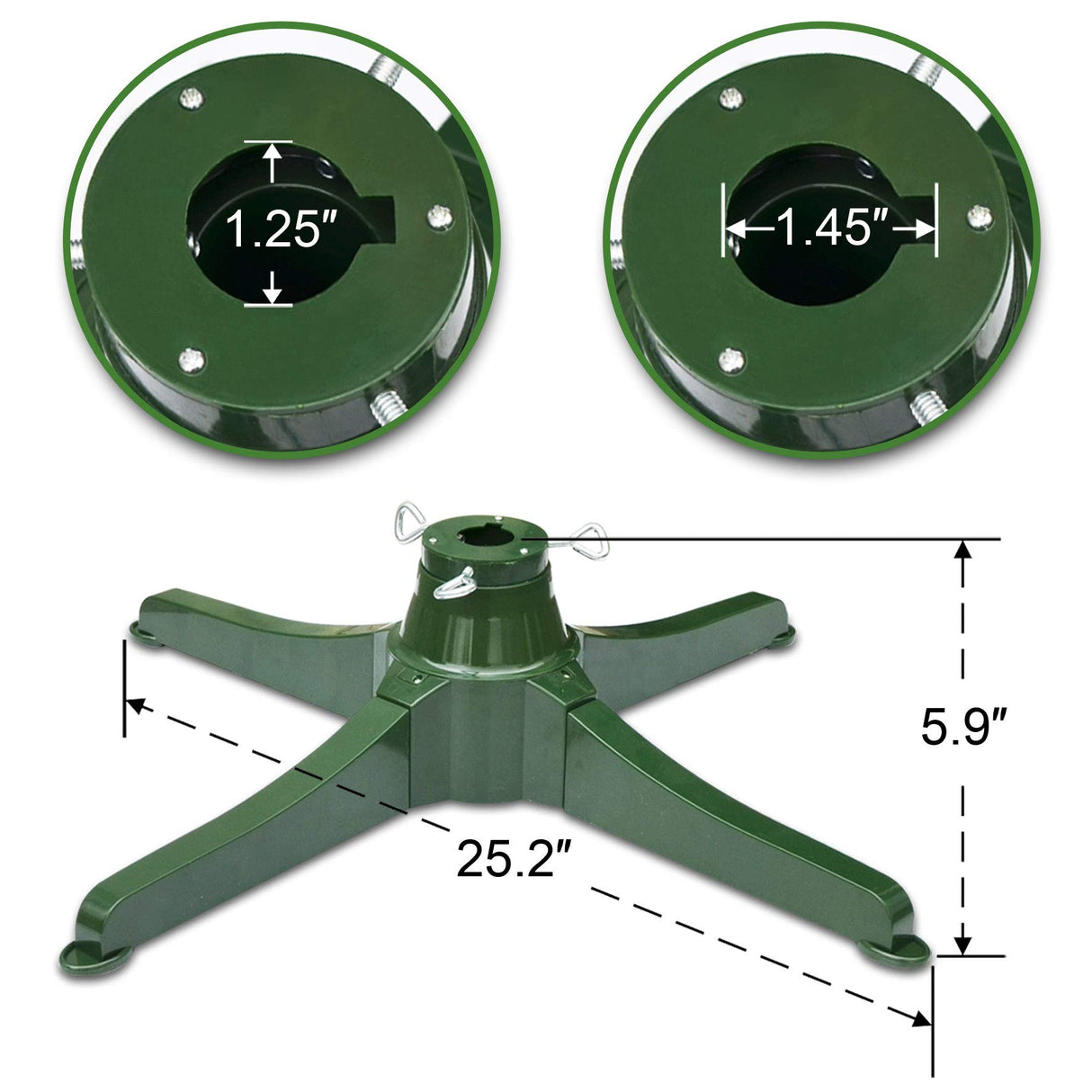 Strong Camel Rotating Tree Stand,Christmas Tree Base for Artificial Trees Strong Camel