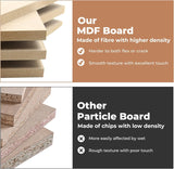 VVFLU Buffet Cabinet with Storage Farmhouse with 4 Doors and 2 Drawers, 55'' Large Kitchen Storage Cabinet Blue Wood Coffee Bar Buffet Sideboard for Kitchen, Dining Room, Living Room VVFLU