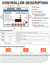 DIHOOL Electric Scissor Lift Table 350LB Load, 195-680MM Height Adjustable Electric Lifting Platform DIHOOL