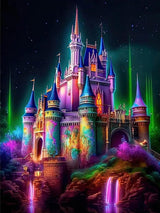 Meothan 5D Diamond Painting Kits for Adults, DIY Castle Diamond Art Painting Kits for Beginner, Full Drill Gem Art Painting Crafts for Home Wall Decor Gift 12‘’x16‘’ Meothan