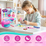 Kids Nail Polish Set for Girls - Nail Art Kit for kids Ages 7-12 - Girl Gifts - Non Toxic Nail Polish,Girls Stuff for Spa,Makeup,Manicure - Birthday Gifts for Girl Age 6 7 8 9 10-12 Years old Combaybe