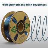 Creator PETG Filament 1.75mm, High Speed 3D Printer Filament 1KG for Max 500mm/s Fast Printing, Burnt Titanium Color Changing Filament, Tough Chameleon 3D Printing Filament (Burnt Titanium) Creator