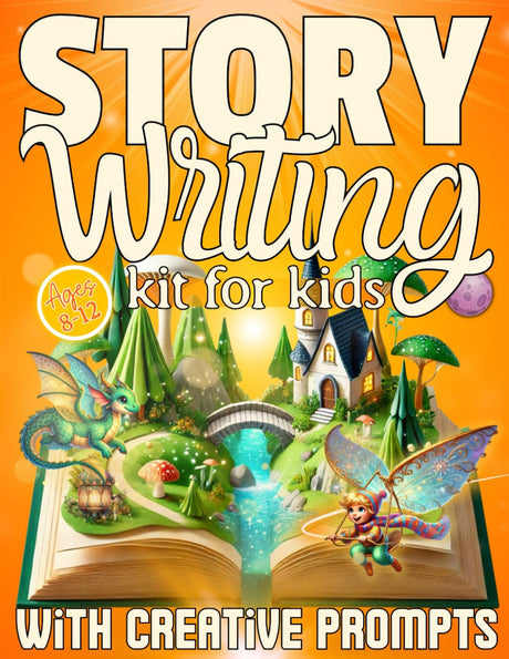 Story Writing Kit for Kids Ages 8-12: The Complete Guide with Creative Prompts, Practice, and Tips for Aspiring Young Authors and Storytellers to Write Their Own Book. WoodArtSupply