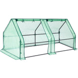 Ohuhu Portable Mini Greenhouse, 71"x36"x36" Greenhouses for Outdoors with Dual Large Zipper Doors & Ground Stakes, Waterproof & UV Protected Plastic Green House for Outside Garden Patio Backyard Ohuhu
