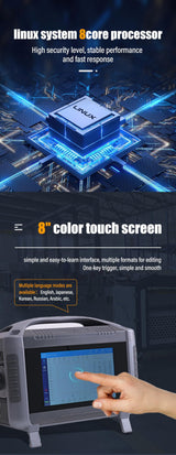 Fiber Laser Engraver Handheld Laser Marking Machine 30W Portable Laser Marker Engraving 100mm Logo Printing for Metal 110/220V 2 Dual Power Supply Laser Engraving Machine for QR Text,Nameplate XINCHENG PRECISION