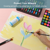 Masking Fluid Pen for Watercolor Painting and Various Art Projects,Watercolor Masking Fluid,100ml Art Masking Fluid,Artists Watercolor Medium,Masking Fluid Pen,Blue Liquid Pigment Drawing Gum JOFOOK