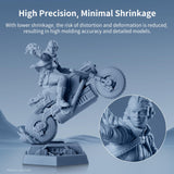 ANYCUBIC Water Washable ABS-Like 3D Printer Resin, High Toughness and Durability, High Precision and Easy to Post-Process, Low Odor, Wide Compatibility (Black+Black, 2kg) ANYCUBIC