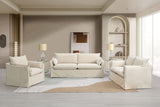 Acme Shane Sofa w/2 Pillows in Beige Linen Acme