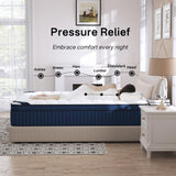 SUAYEA Queen Size Mattresses, 16 Inch Queen Mattress in a Box, Medium Pocket Spring and Gel Memory Foam for Superior Comfort, Pressure Relief, Strong Edge Support SUAYEA