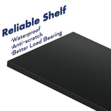 NUMENN Bookshelf, 5 Tier Bookshelves, Home Office Bookcase Shelf Storage Organizer, Free Standing Storage Shelving Unit for Bedroom, Living Room and Home Office, Black NUMENN