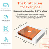 Glowforge Spark Laser Engraver for Crafts and DIY, Craft Cutter and Engraving Machine Glowforge