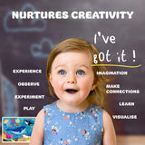 MoinKidz 24 Piece Puzzles for Kids Ages 3-5, Unique Shape Jigsaw Pieces Ocean Animal, Wooden Jigsaw Puzzle for 3 4 5 Year Old, Preschool Toddler Puzzle with Storage Tray MoinKidz