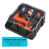 BLACK+DECKER BLACK+DECKER MATRIX 20V MAX* Drill Kit with Storage Case (BDCDMT120CSTFF) BLACK+DECKER