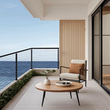 VEVOR 4 Pack Cable Railing Post, 42"x2"x2" Level Drilled Deck Railing Post, SUS304 Stainless Steel Black Cable Railing System Kit for Indoor Outdoor Deck Balcony, 4JZLGZXHS106URZU0001V0 VEVOR