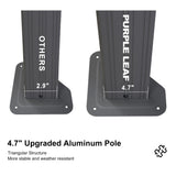 PURPLE LEAF 11' x 15' Permanent Hardtop Gazebo with Galvanized Steel Double Roof and Aluminum Frames Outdoor Large Pavilion Gazebo for Patio Deck Garden, Netting and Curtains Included, Light Grey PURPLE LEAF