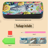JISHSHAY Diamond Art Glasses Case Cat Diamond Painting Glasses Holder Gem Art Sunglasses Holder Gem Painting Sunglass Organizer Mosaic Kits for Adults Embroidery Kit Jigsaw Puzzles Eyeglass Case JISHSHAY