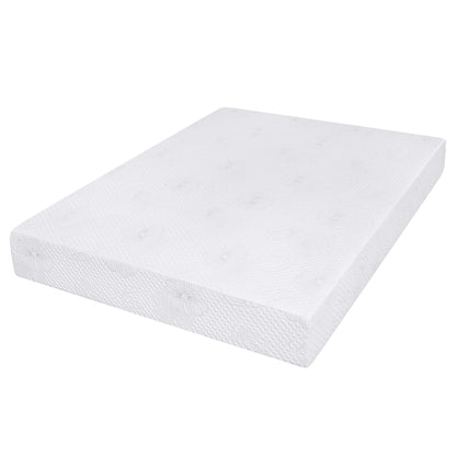 Olee Sleep Twin Mattress, 8 Inch Gel Memory Foam Mattress, Gel Infused for Comfort and Pressure Relief, CertiPUR-US Certified, Bed-in-a-Box, Medium Firm, Twin Size