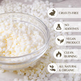 Soy Wax, Waxcanpy Natural Candle Wax, Organic Soy Wax for Candle Making from Farm, No Additives, Harmless and Pure (5lb) Waxcanpy