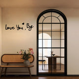 Wooden Love You Bye Sign Home Decor - Boho Farmhouse Wall Art Decor for Stylish Living Room, Hallway Entryway, Wall Decor Door Sign Gift for Your Family Lovers WoodArtSupply