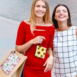 Frienda 10 Pieces Sublimation Coin Purse DIY Blank Cosmetic Pouch Graduation Small Cute Coin Purse Heat Transfer Cosmetic Canvas Bag with Zipper for Ladies Kids Frienda