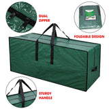 Primode Christmas Tree Storage Bag | Fits Up to 9 Ft. Tall Disassembled Tree I 65"x15"x30" Holiday Tree Storage Case | Protective Zippered Artificial Xmas Tree Bag (9ft, Green) Primode