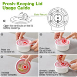 Mfacoy Ramekins with Lids Set of 6, 8 oz Porcelain Creme Brulee Souffle Ramekins with Covers, White Pudding Custard Cups Ramiken for Baking, Small Bowls for Sauces Dessert, Dishwasher and Oven Safe Mfacoy