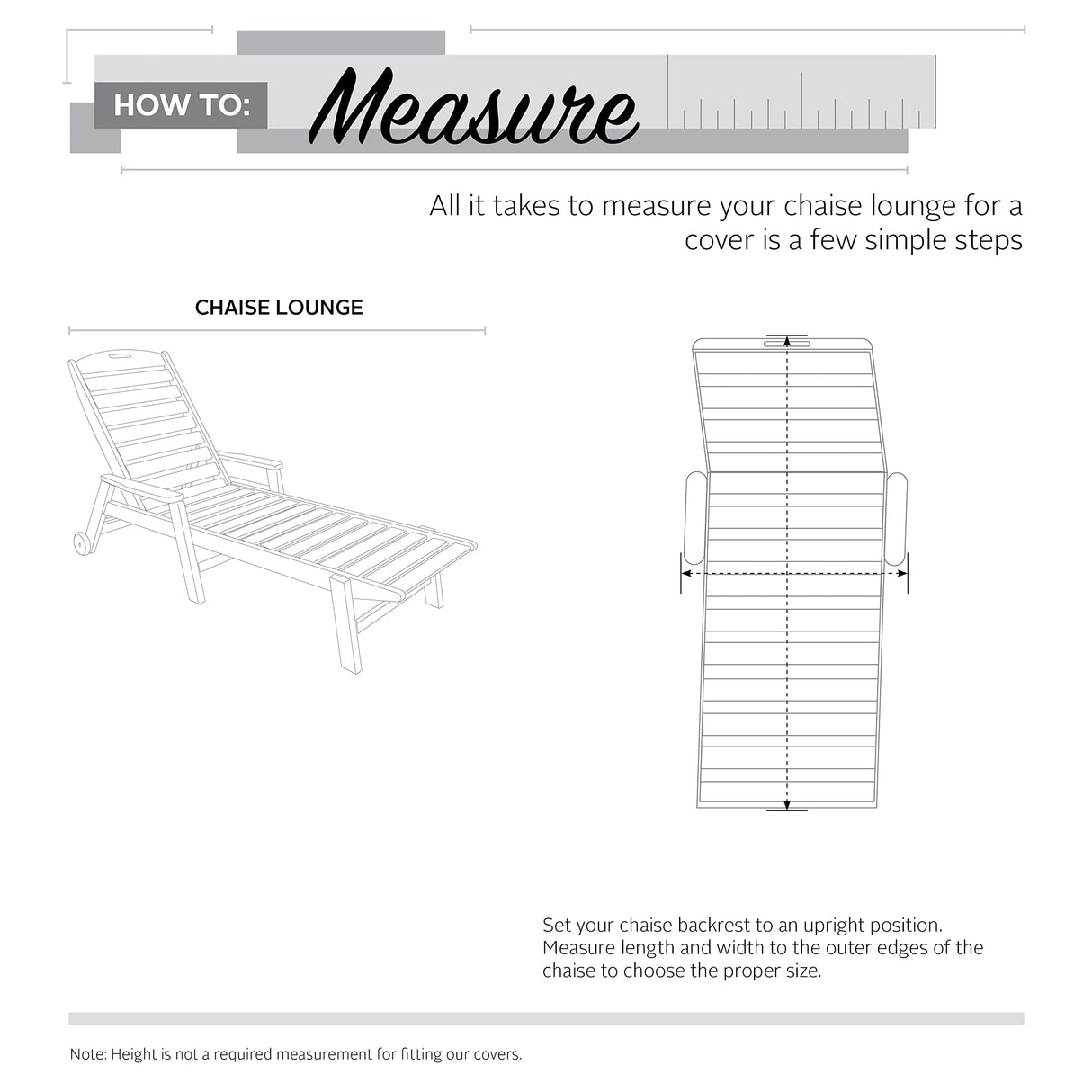 Classic Accessories Ravenna Water-Resistant 86 Inch Patio Chaise Lounge Chair Cover, 2-Pack, Patio Furniture Covers Classic Accessories