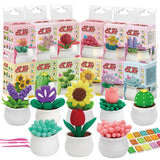 Air Dry Clay for Kids - 12 Plants DIY Modeling Clay Kit with Sculpting Tools & STEM Tutorials - Ultra Light, Soft, Safe - Back to School Classroom Supplies, Home Party, Birthday Gifts for Ages 3-12+ DMTXCRP