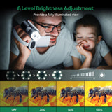 Hideal HP20 IPS Microscope for Kids: [3-in-1] [Easy and Fun] 2" Portable Handheld Microscope Miniscope, Pocket Mini Scope Educational Science Kit, Christmas Birthday Gifts for Kids, 32GB, White Hideal