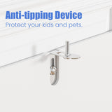 Housoul Shoe Cabinet Storage with 3 Doors, Freestanding Shoe Cabinet with Drawer & Adjustable Shelves, Wooden Shoe Organizer for Entryway, Hallway, White Housoul