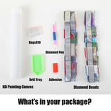 CHWGLFGG 5D Diamond Art Kits for Adults Beginners, Landscape Venice Canal Grande Diamond Painting Kits, DIY Full Round Drill Paint by Diamonds Dot Gem Art for Adults, Home Wall Decor 12x16 Inch CHWGLFGG